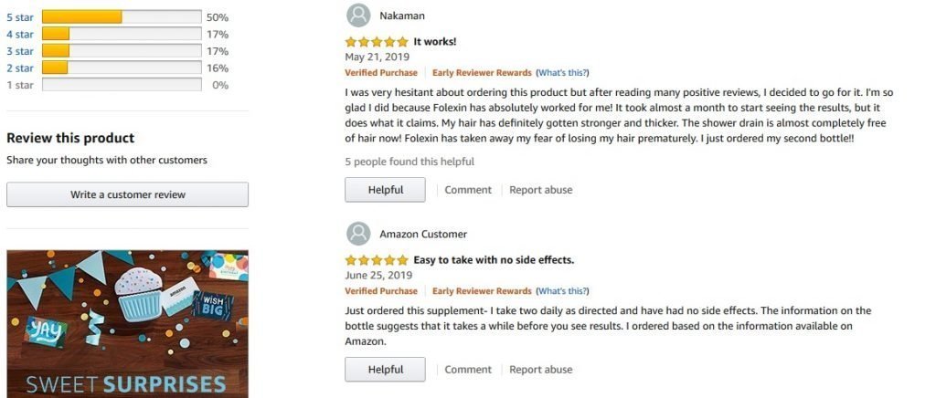 Reviews on Amazon