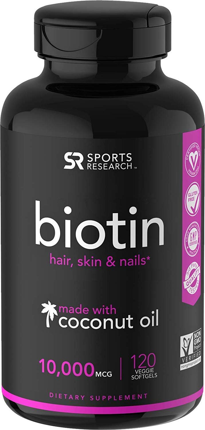 1000mcg Biotin for Hair Thinning