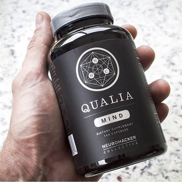 Ameteur photo of Qualia Mind bottle